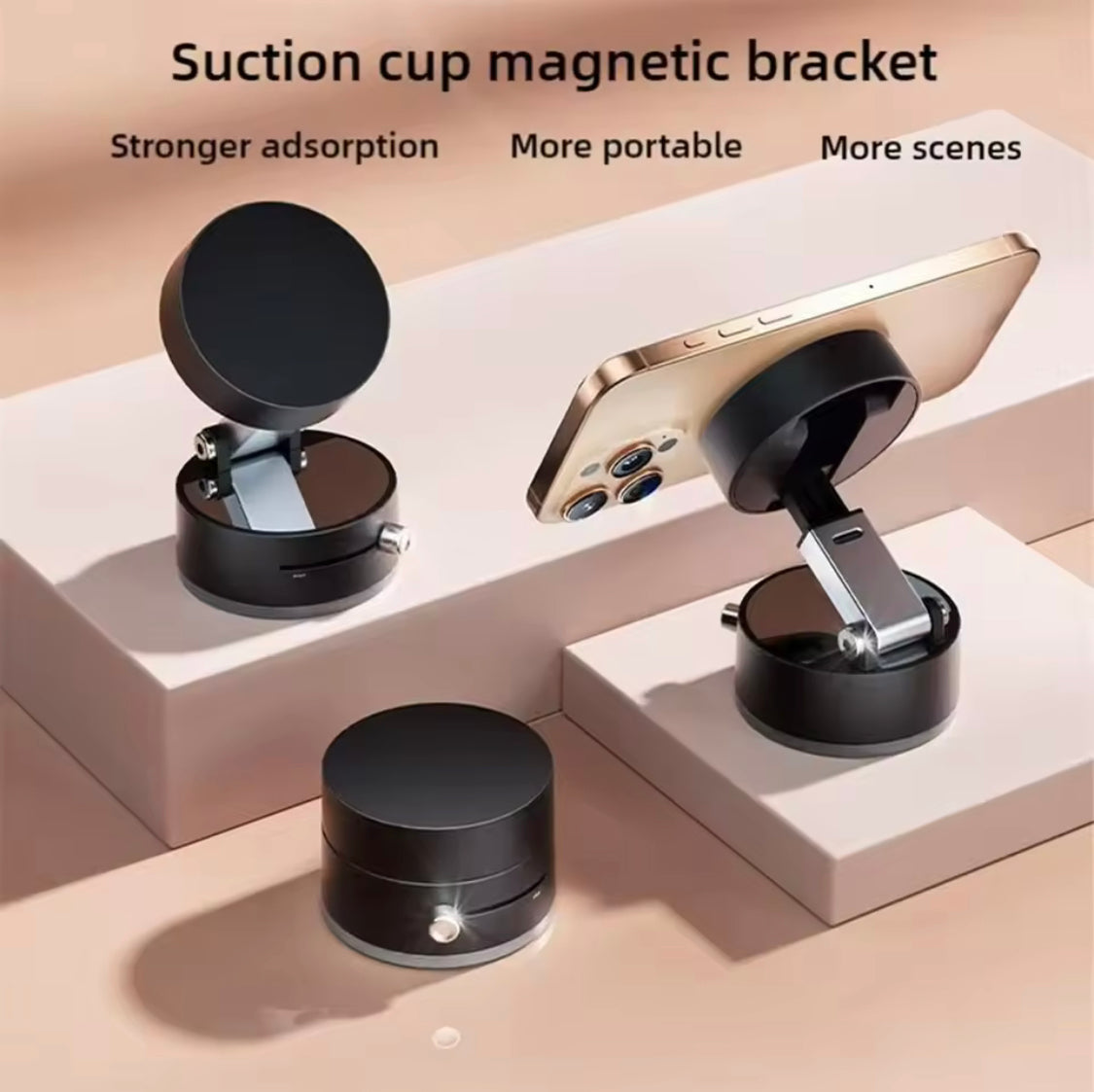 Universal Vacuum Magnetic Car Phone Holder, Dashboard Magnet Foldable Mobile Stand, Car Magnetic Phone Holder Universal Vacuum Magnetic Car Phone Holder, Dashboard Magnet Foldable Mobile Stand, Car Magnetic Phone Holder